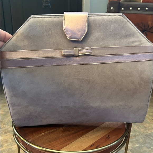 Bally Handbags - Bally Vintage Suede Clutch/ Shoulder Bag In EUC